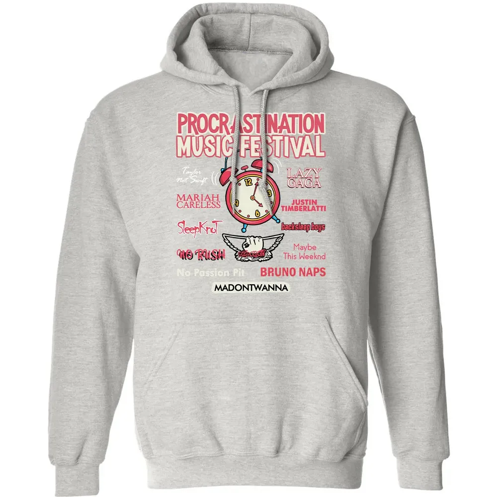 Procastination Music Festival Classic Unisex Hoodie - 8