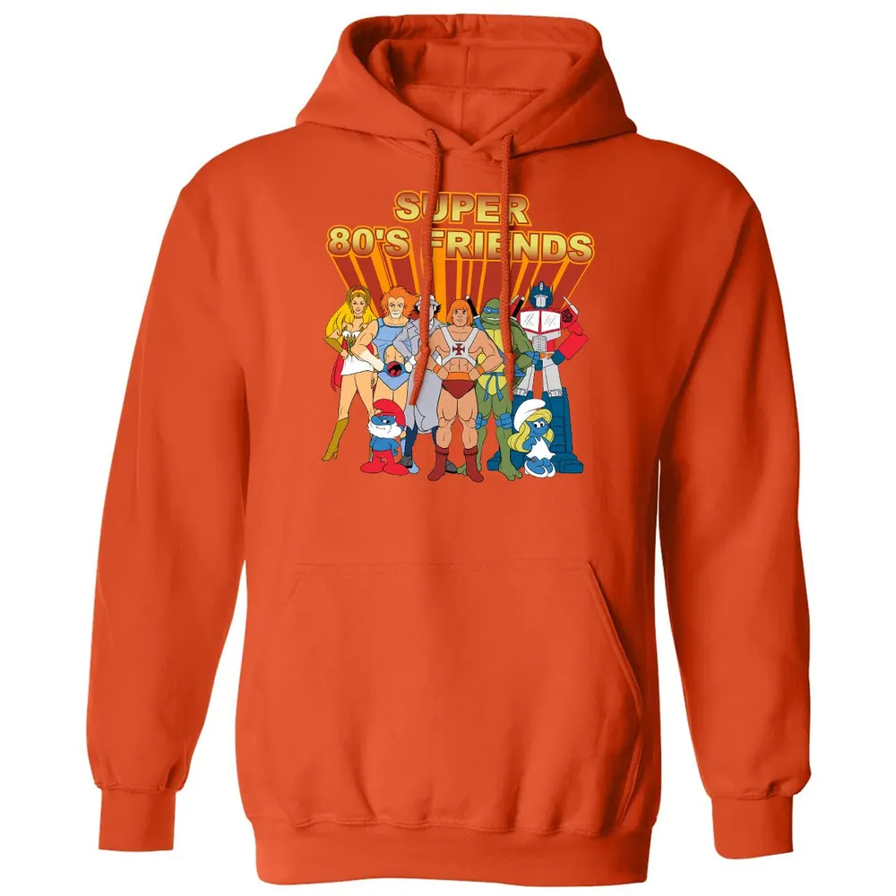 Super 80s Friends Classic Unisex Hoodie - 10