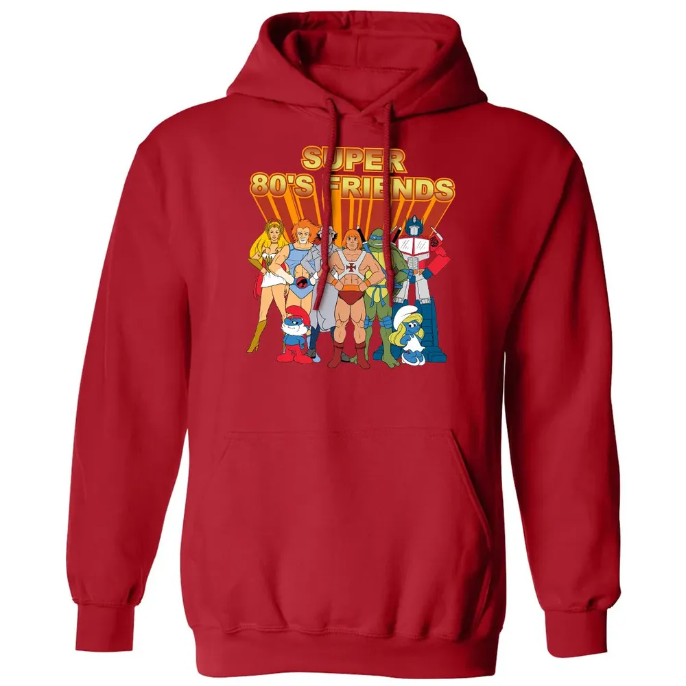 Super 80s Friends Classic Unisex Hoodie - 5