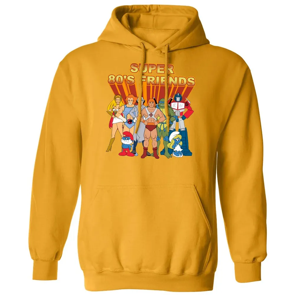 Super 80s Friends Classic Unisex Hoodie - 12