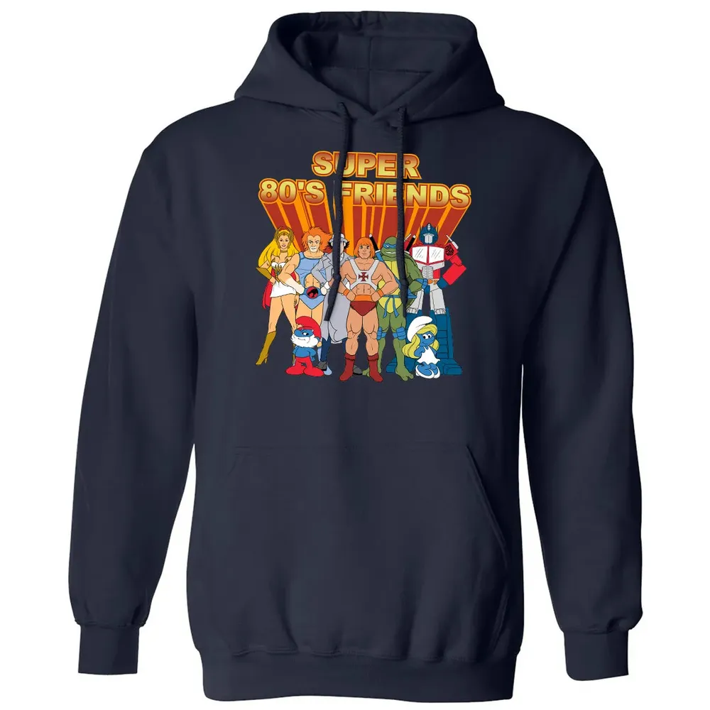 Super 80s Friends Classic Unisex Hoodie - 2