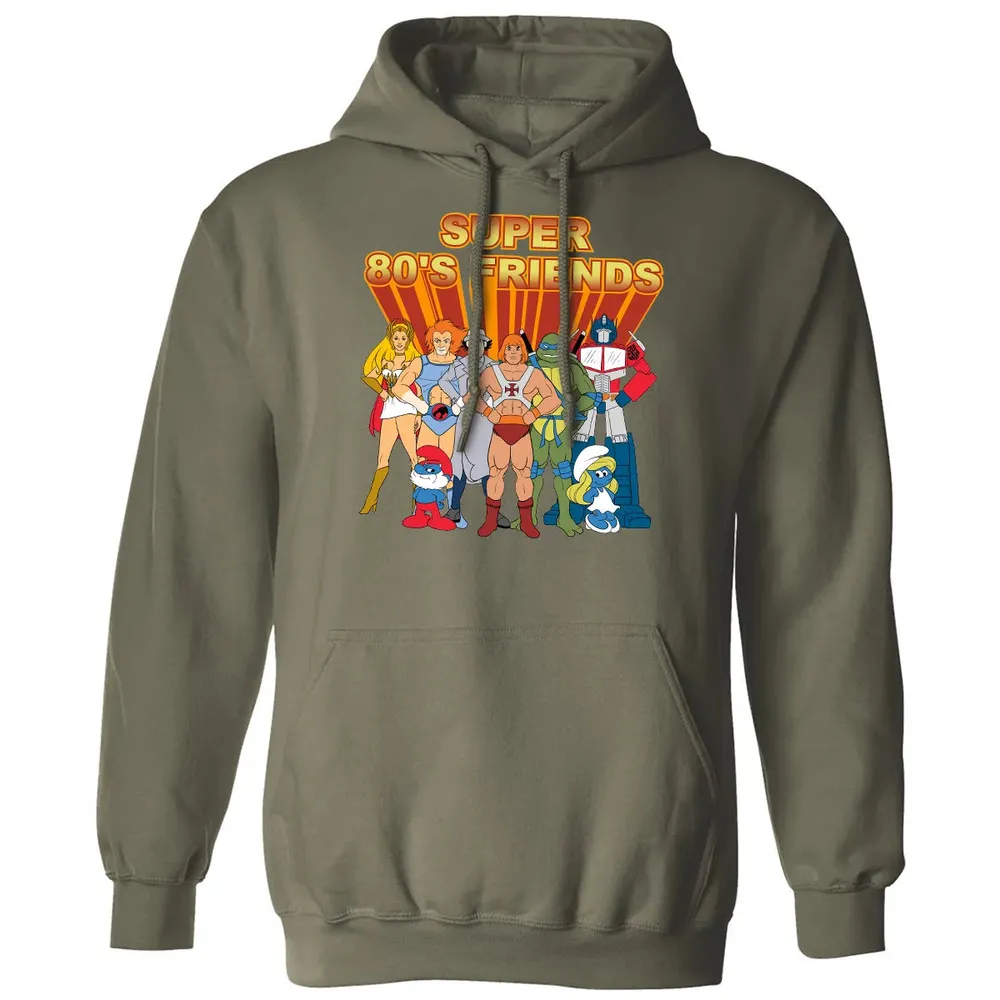 Super 80s Friends Classic Unisex Hoodie - 4