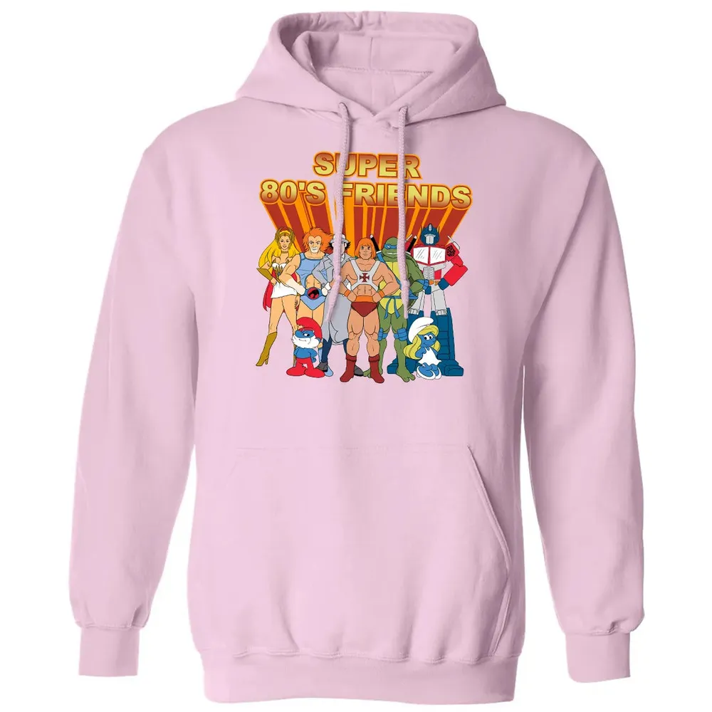 Super 80s Friends Classic Unisex Hoodie - 3