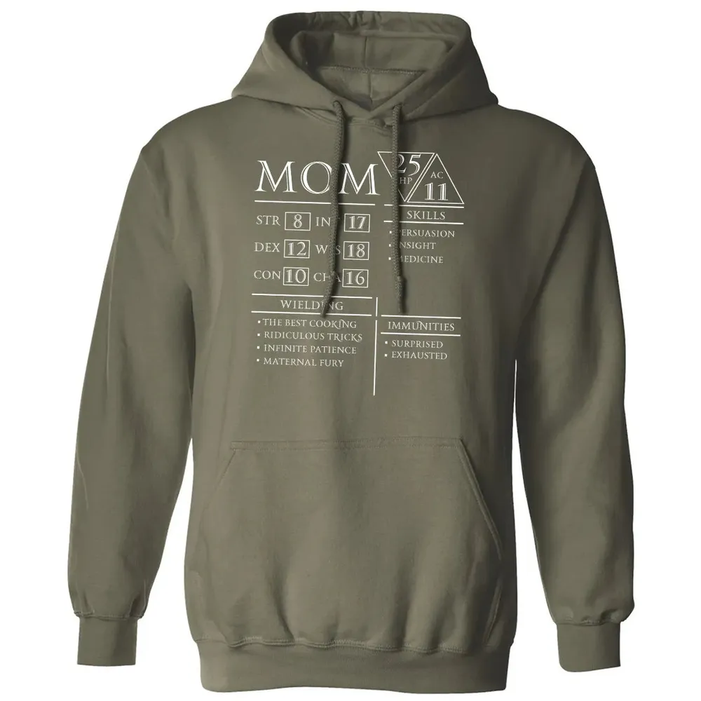 Mom Stats Classic Unisex Hoodie - 4
