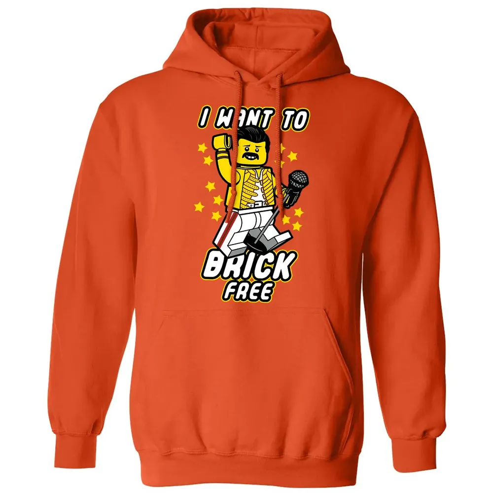 I Want to Brick Free Classic Unisex Hoodie - 10