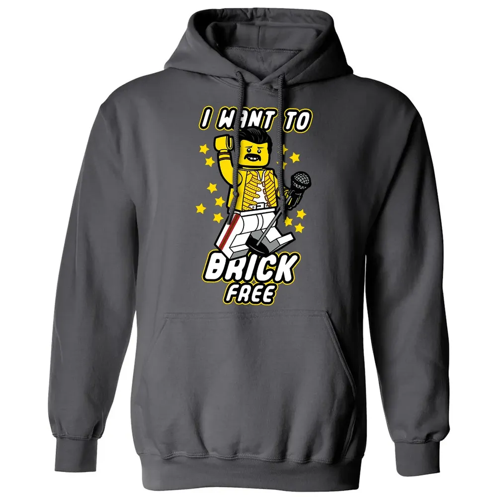 I Want to Brick Free Classic Unisex Hoodie - 7