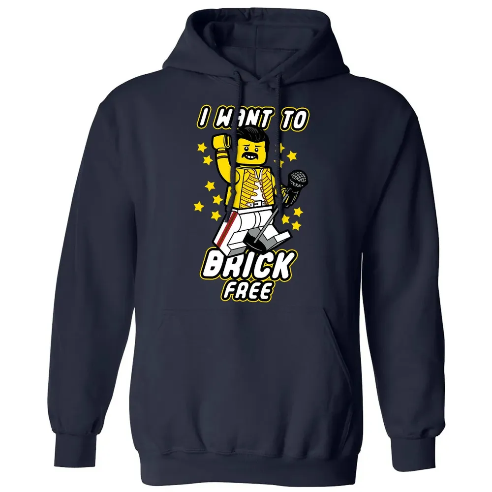 I Want to Brick Free Classic Unisex Hoodie - 2
