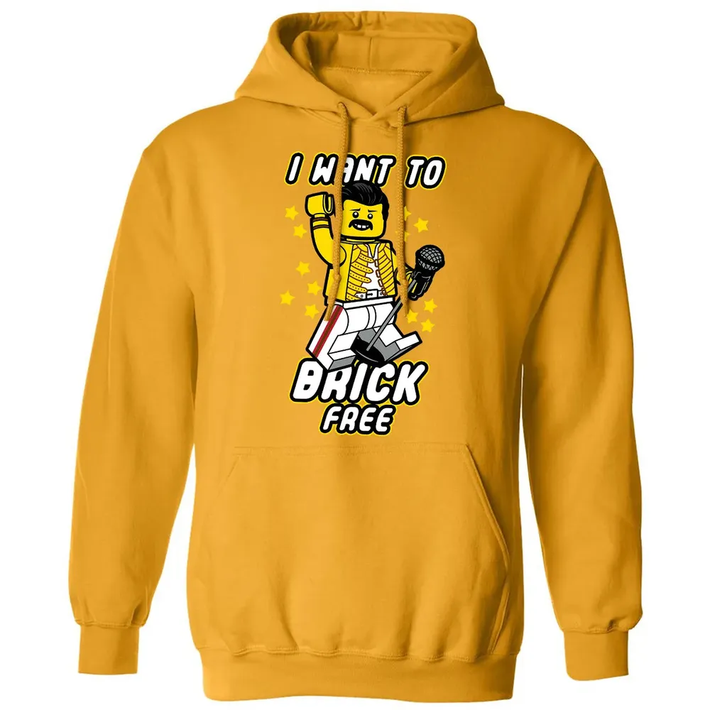 I Want to Brick Free Classic Unisex Hoodie - 12