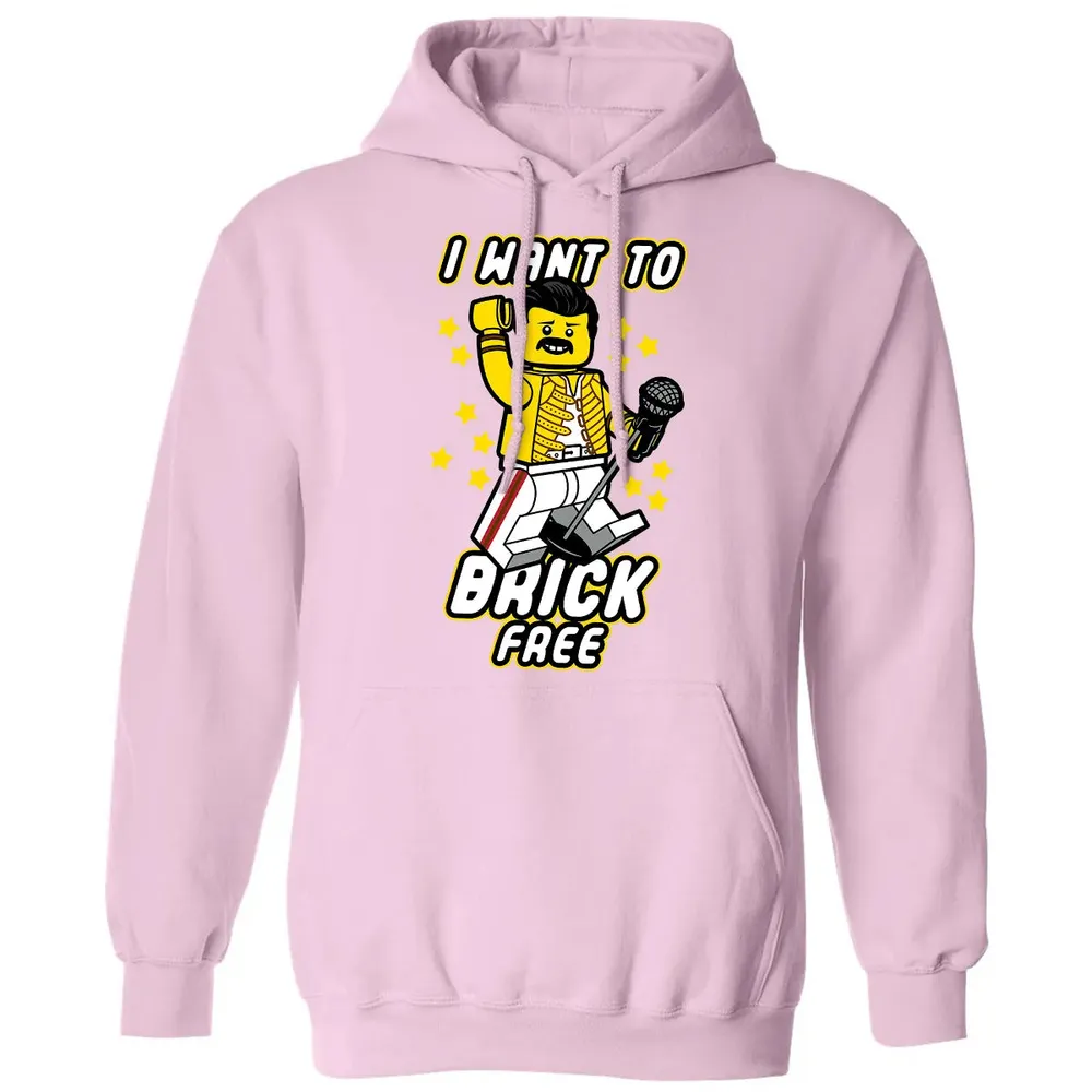 I Want to Brick Free Classic Unisex Hoodie - 3