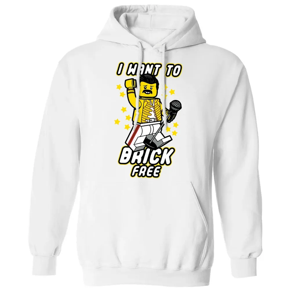 I Want to Brick Free Classic Unisex Hoodie - 11