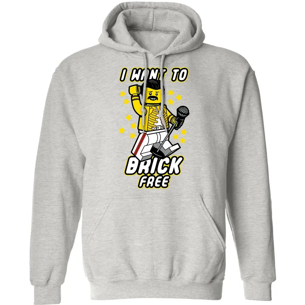 I Want to Brick Free Classic Unisex Hoodie - 8