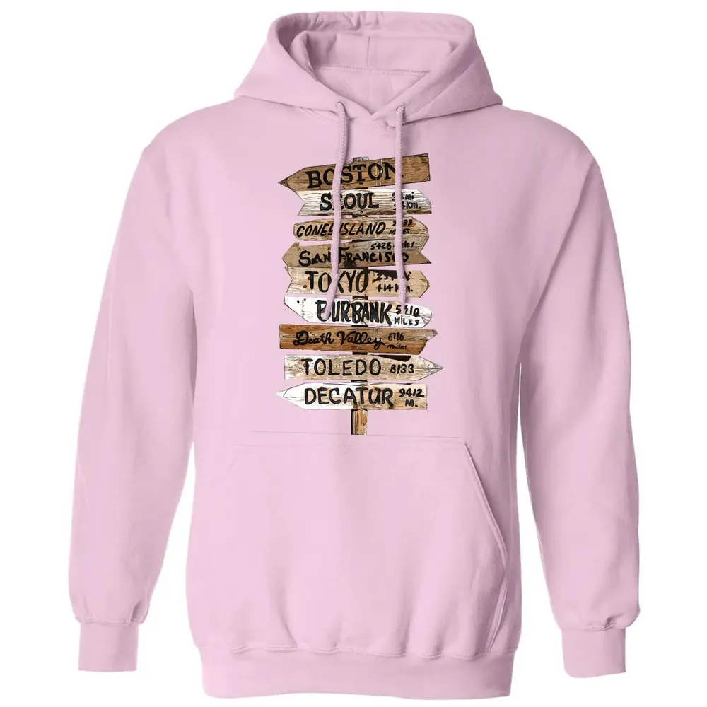 MASH Signpost Classic Unisex Hoodie - 3