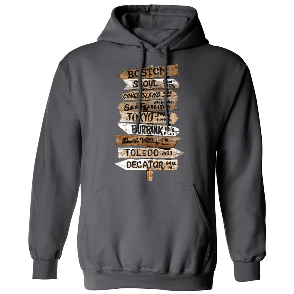 MASH Signpost Classic Unisex Hoodie - 7