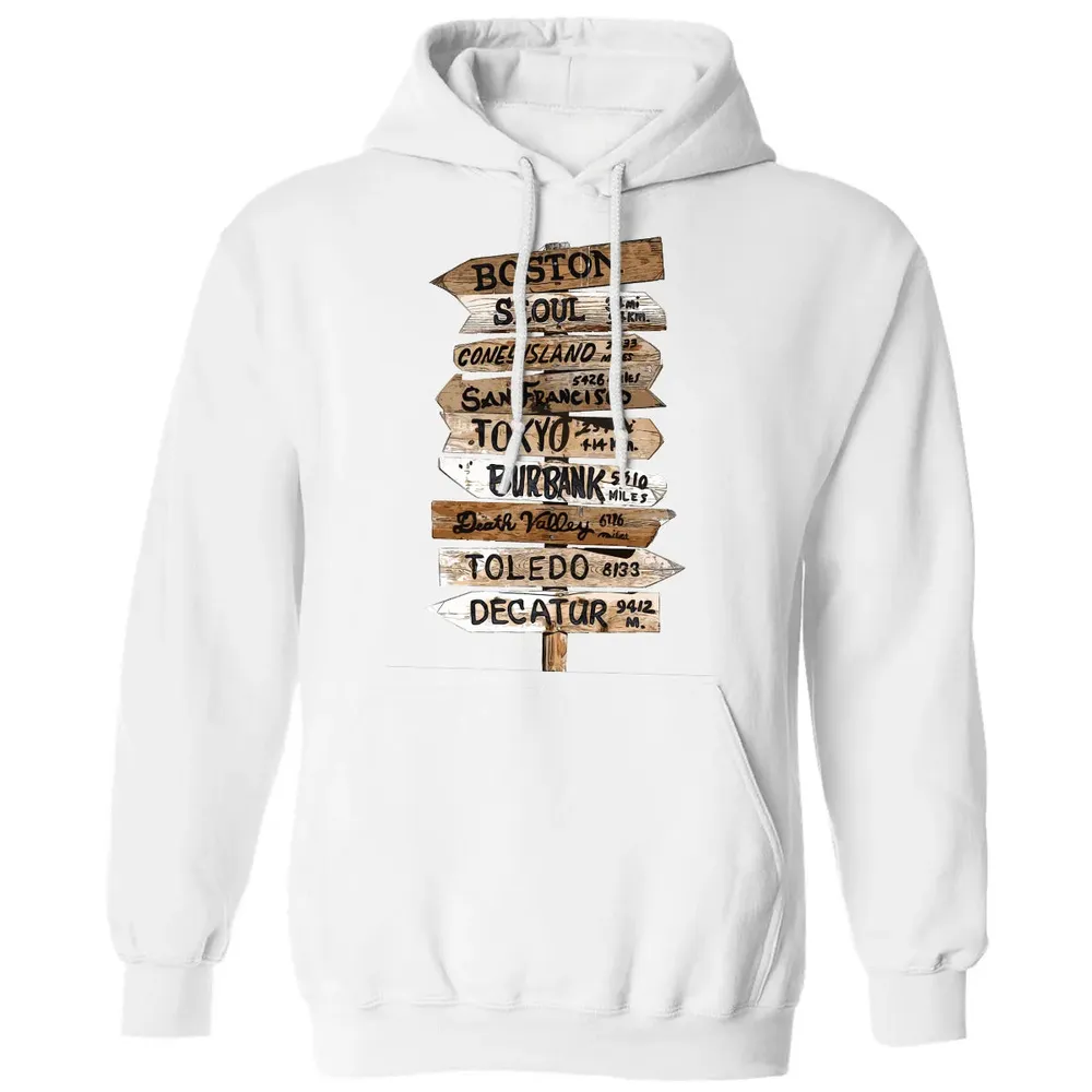 MASH Signpost Classic Unisex Hoodie - 11