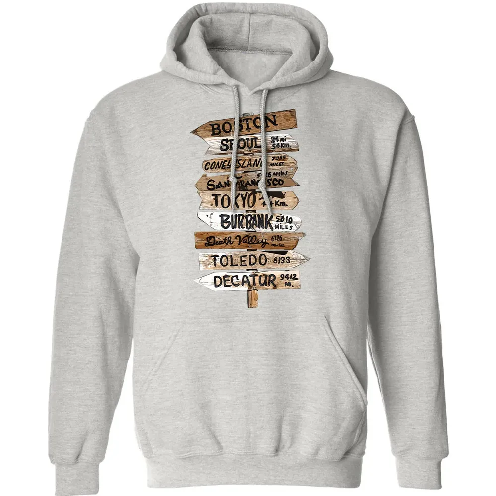 MASH Signpost Classic Unisex Hoodie - 8