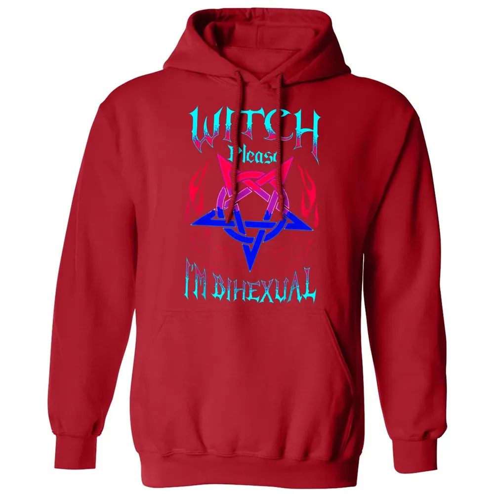 Witch Please I'm Bihexual Classic Unisex Hoodie - 5