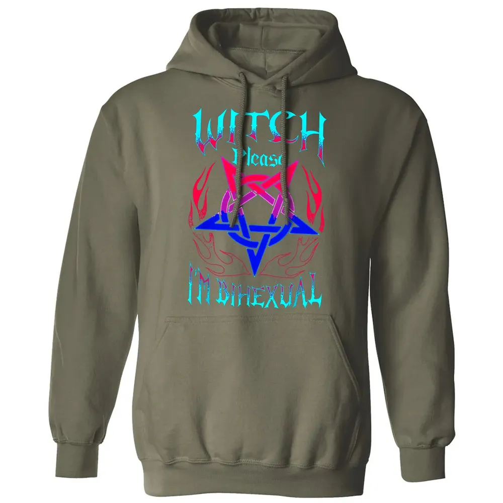 Witch Please I'm Bihexual Classic Unisex Hoodie - 4