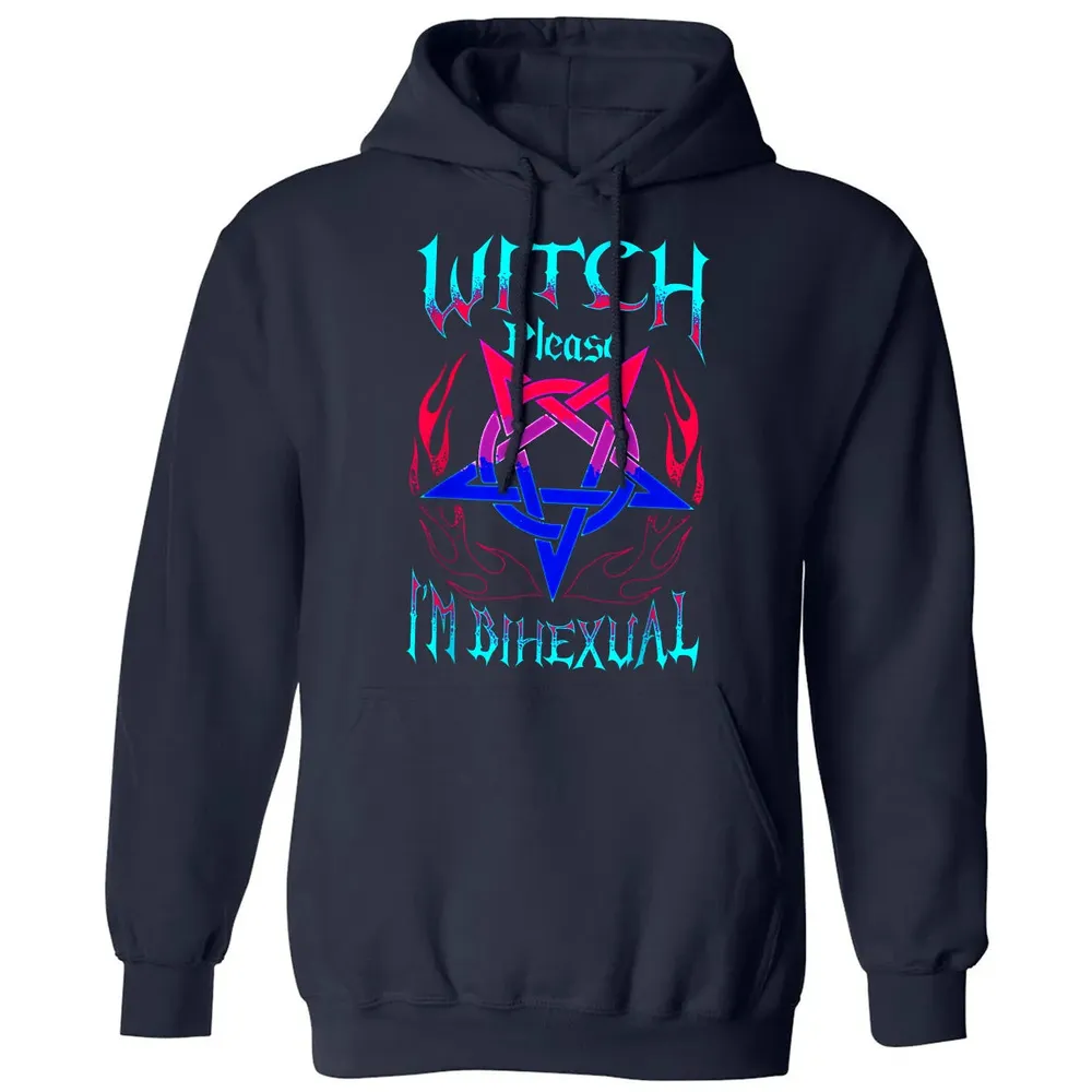 Witch Please I'm Bihexual Classic Unisex Hoodie - 2