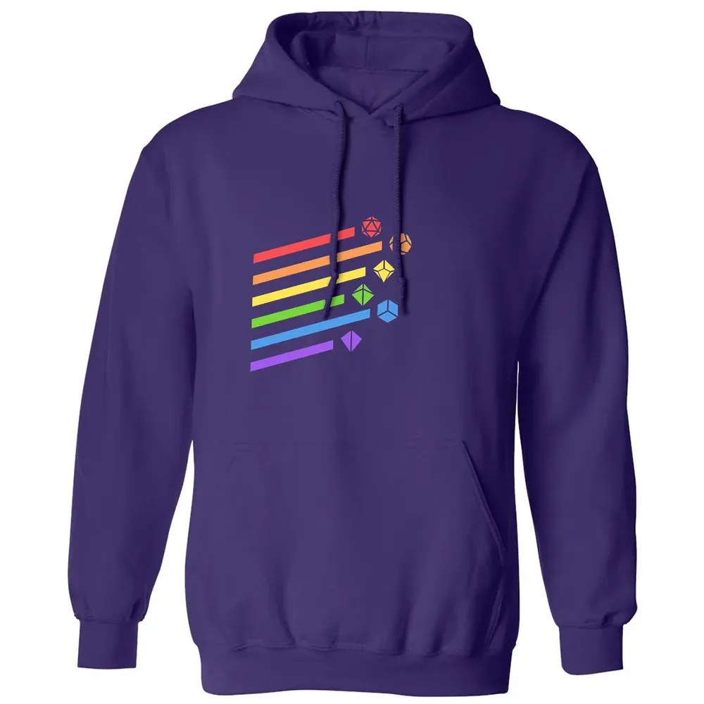 Rainbow Dice Set Classic Unisex Hoodie - 6