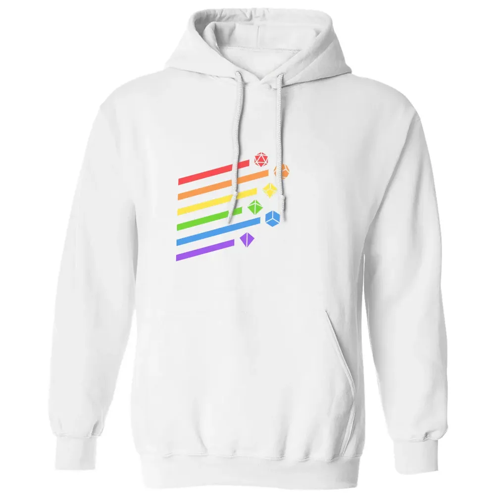 Rainbow Dice Set Classic Unisex Hoodie - 11