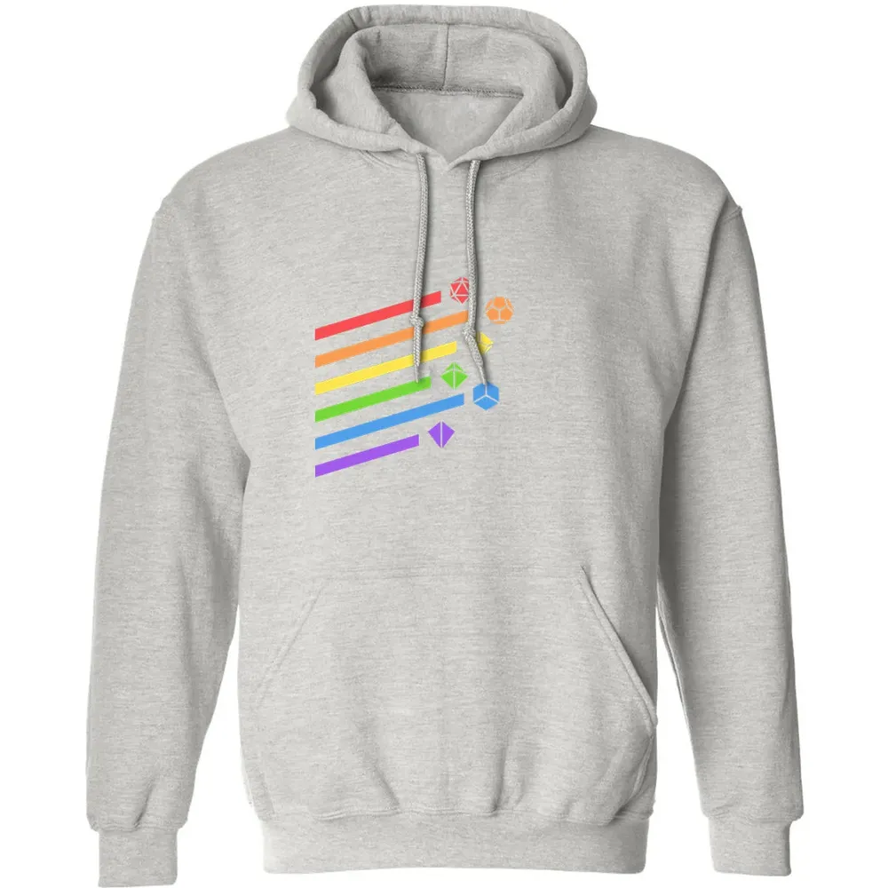 Rainbow Dice Set Classic Unisex Hoodie - 8