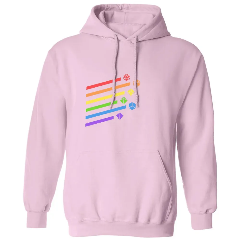 Rainbow Dice Set Classic Unisex Hoodie - 3