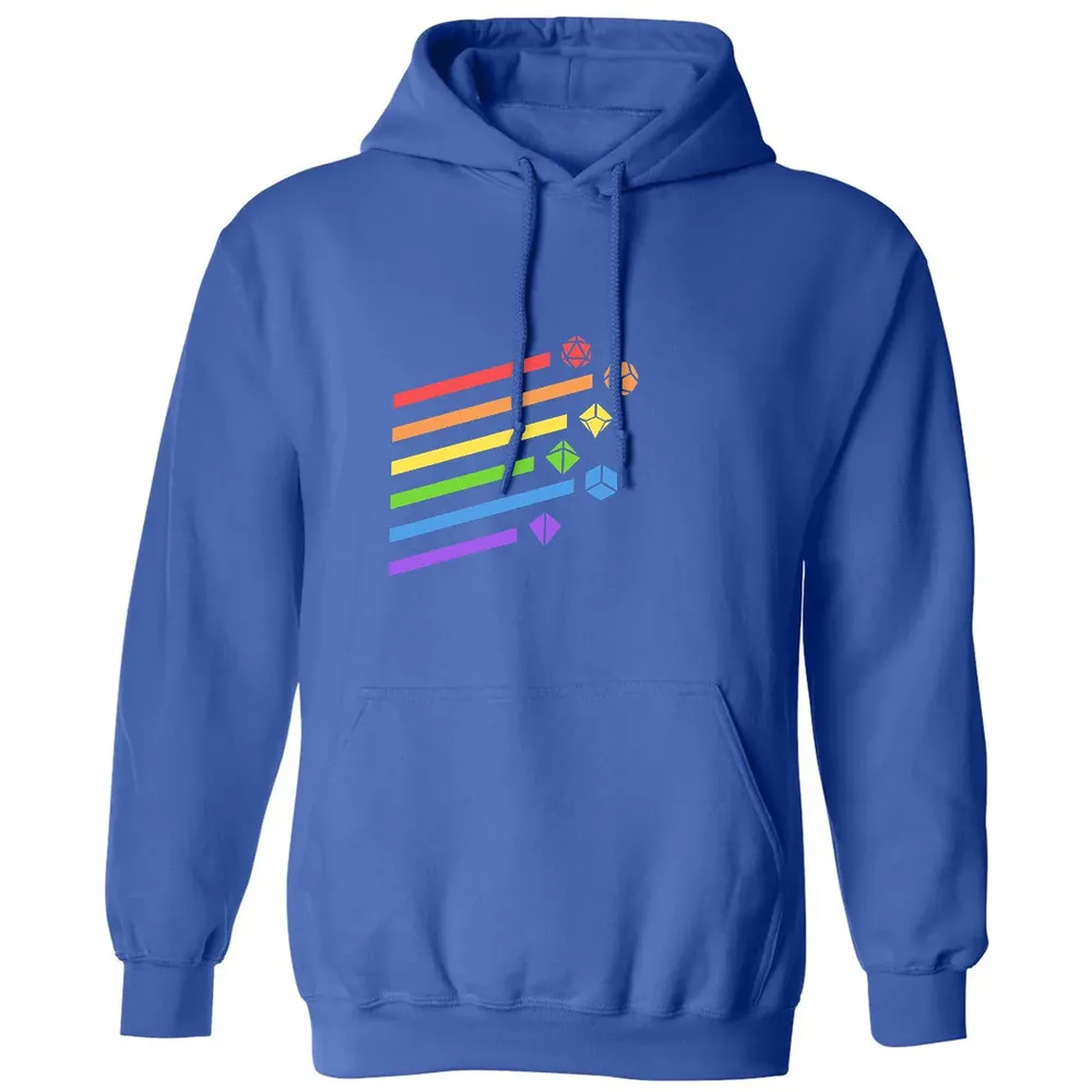 Rainbow Dice Set Classic Unisex Hoodie - 9