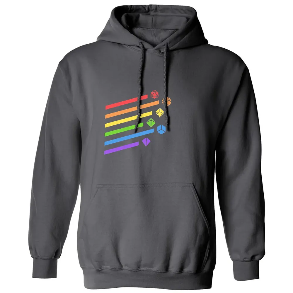 Rainbow Dice Set Classic Unisex Hoodie - 7