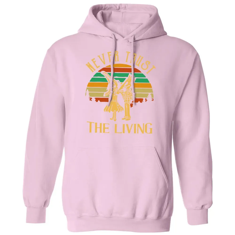 Never Trust The Living Classic Unisex Hoodie - 3