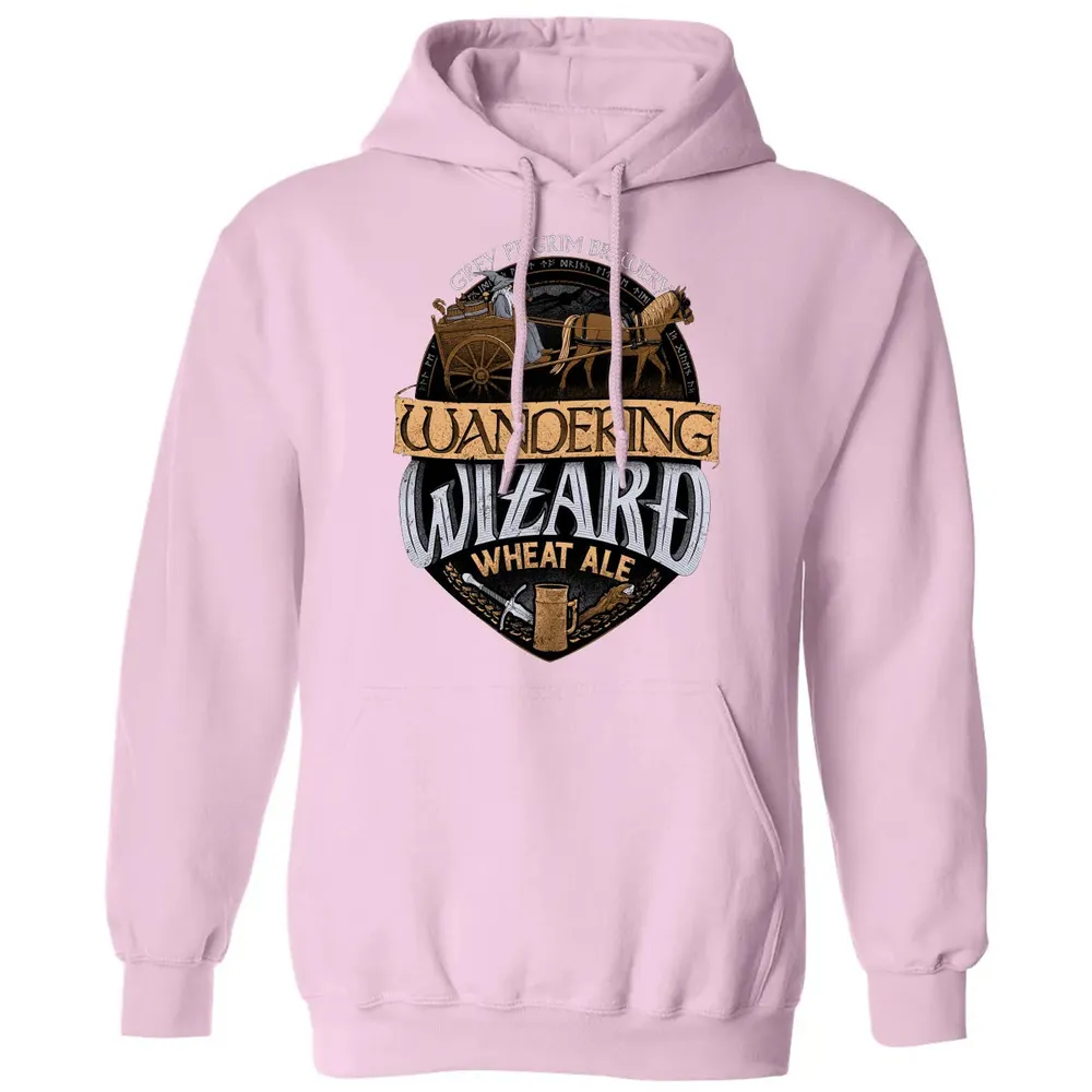 Wandering Wizard Wheat Ale Classic Unisex Hoodie - 3