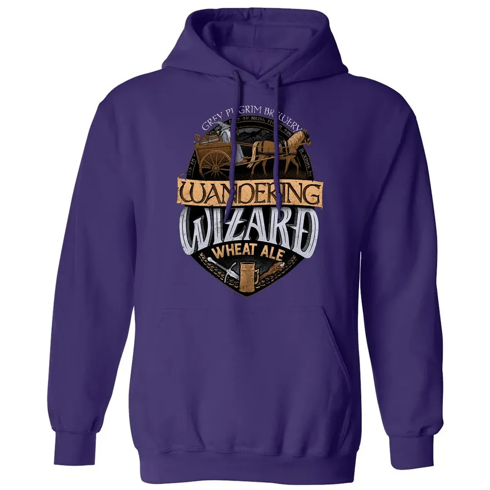 Wandering Wizard Wheat Ale Classic Unisex Hoodie - 6