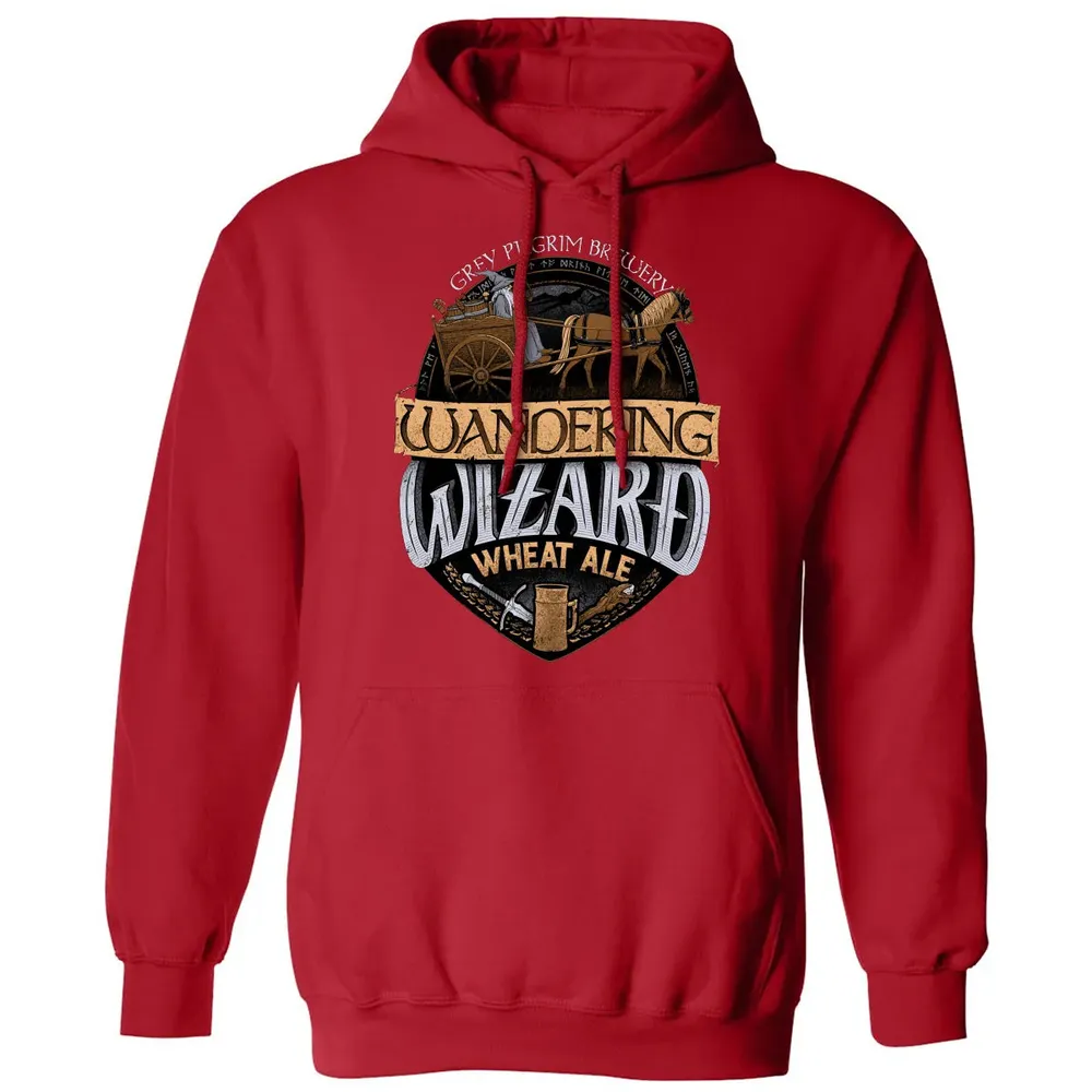 Wandering Wizard Wheat Ale Classic Unisex Hoodie - 5