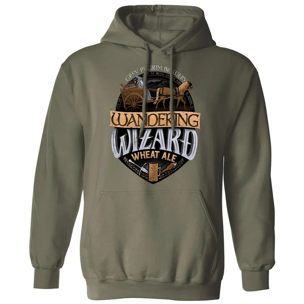 Wandering Wizard Wheat Ale Classic Unisex Hoodie - 4