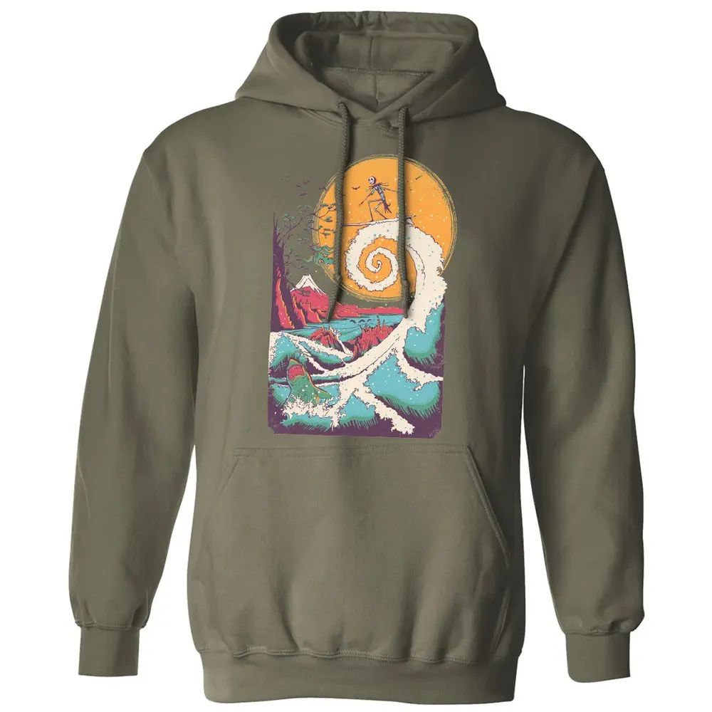 Surf Before Christmas Classic Unisex Hoodie - 4