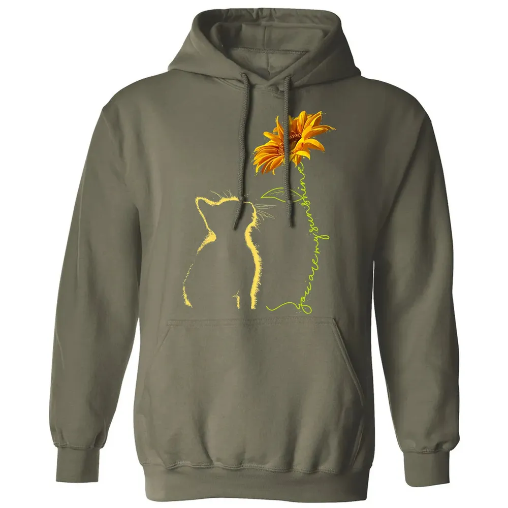 Cat You Are My Sunshine  Cats   Gifts Classic Unisex Hoodie - 4