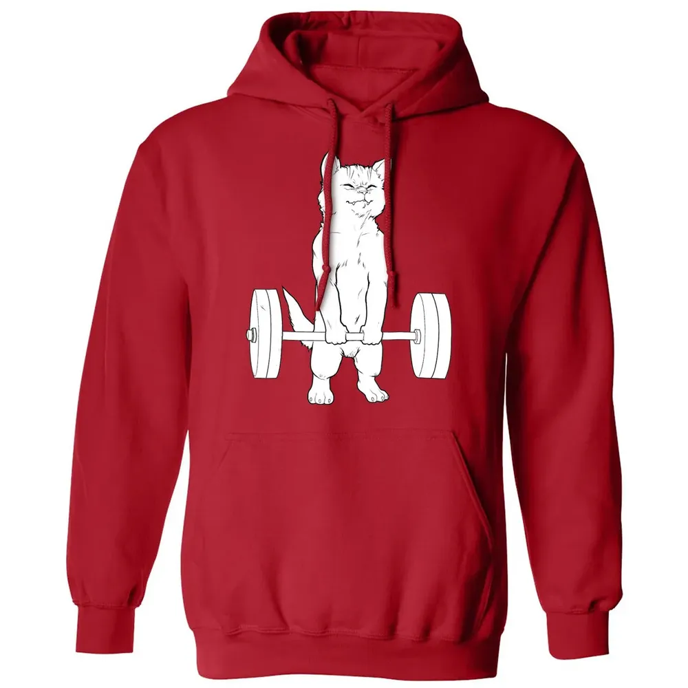 Cat Deadlift Powerlifting Classic Unisex Hoodie - 5