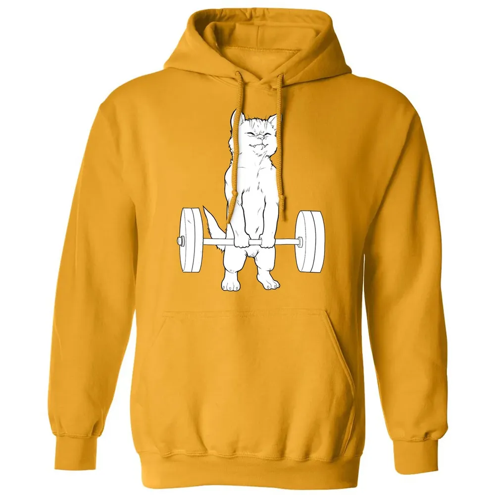 Cat Deadlift Powerlifting Classic Unisex Hoodie - 12