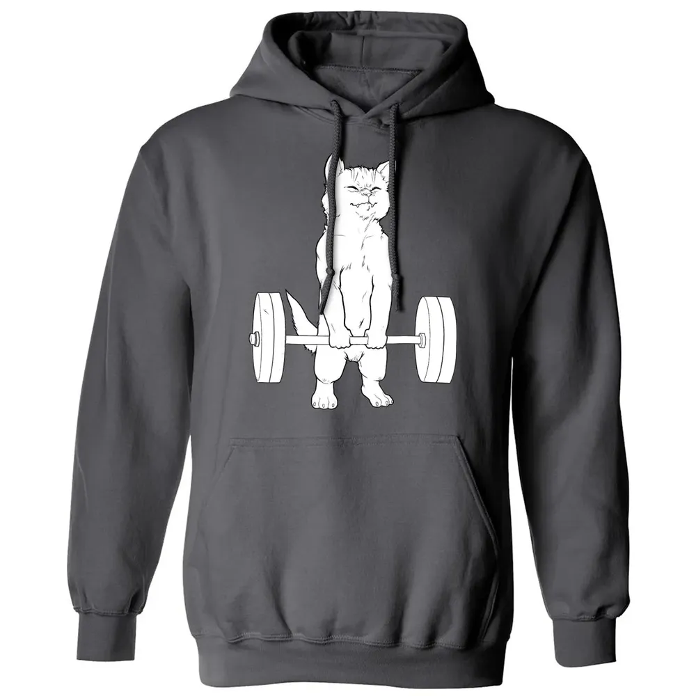 Cat Deadlift Powerlifting Classic Unisex Hoodie - 7