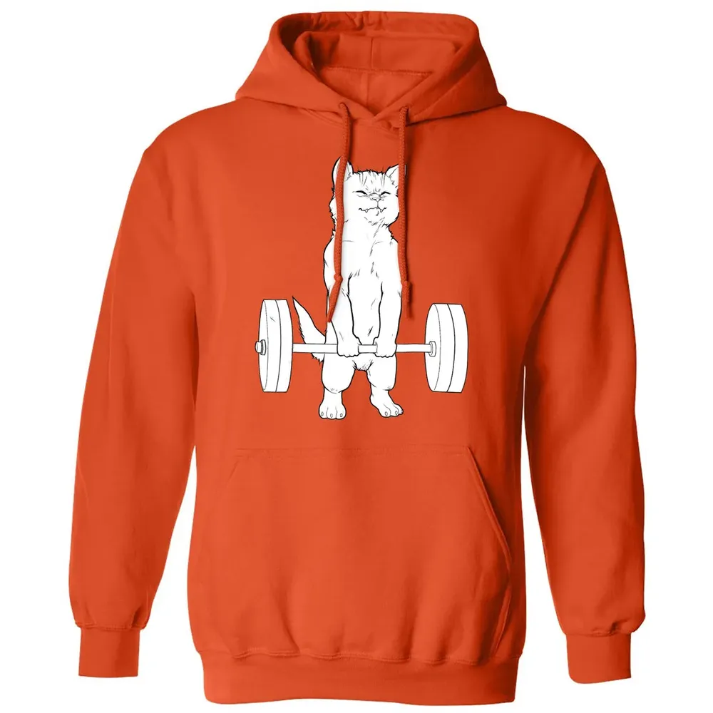 Cat Deadlift Powerlifting Classic Unisex Hoodie - 10