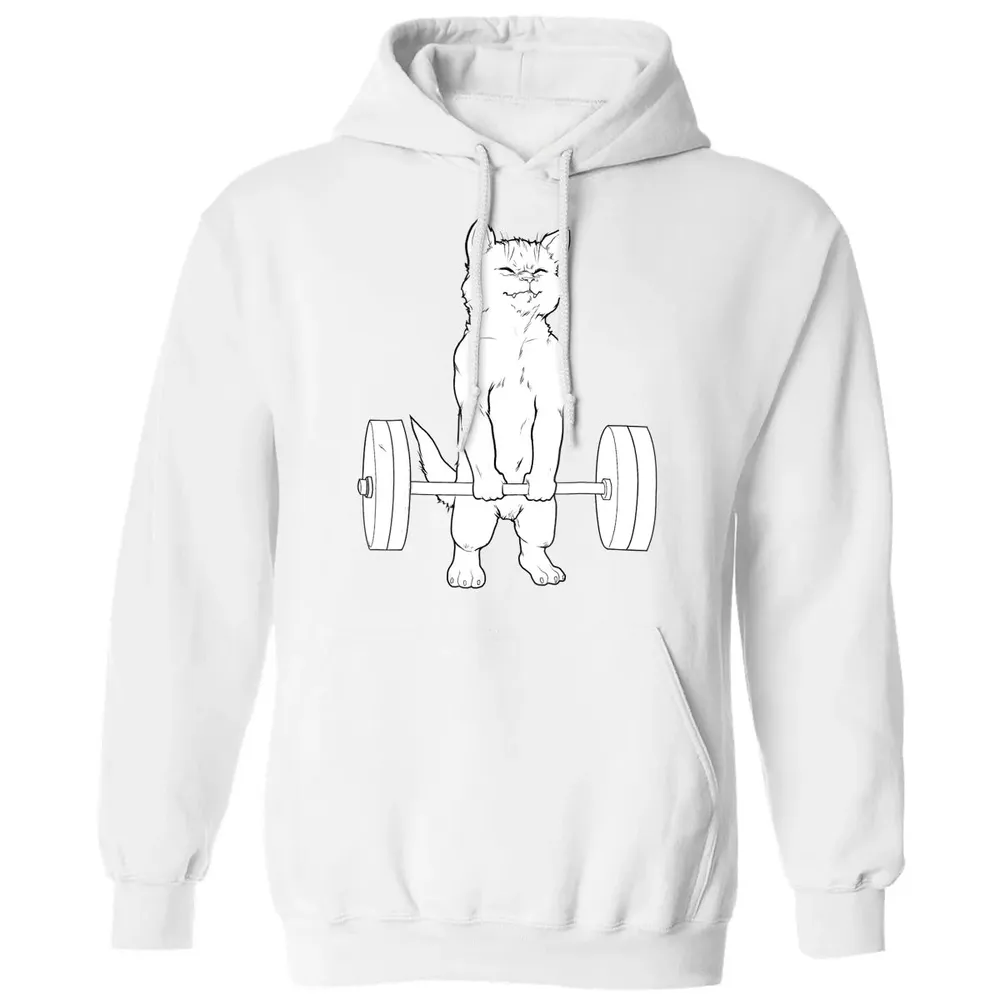 Cat Deadlift Powerlifting Classic Unisex Hoodie - 11