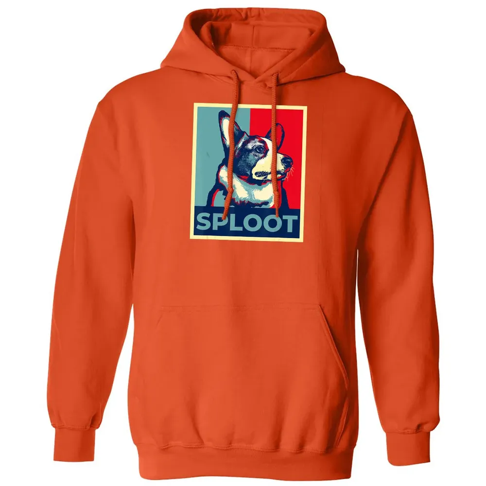 Funny Corgi Meme Election 2020 Obama Hope Campaign Poster Classic Unisex Hoodie - 10