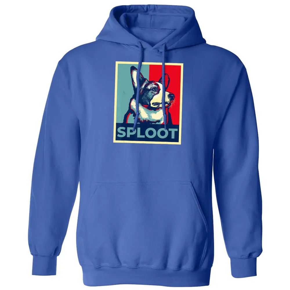 Funny Corgi Meme Election 2020 Obama Hope Campaign Poster Classic Unisex Hoodie - 9