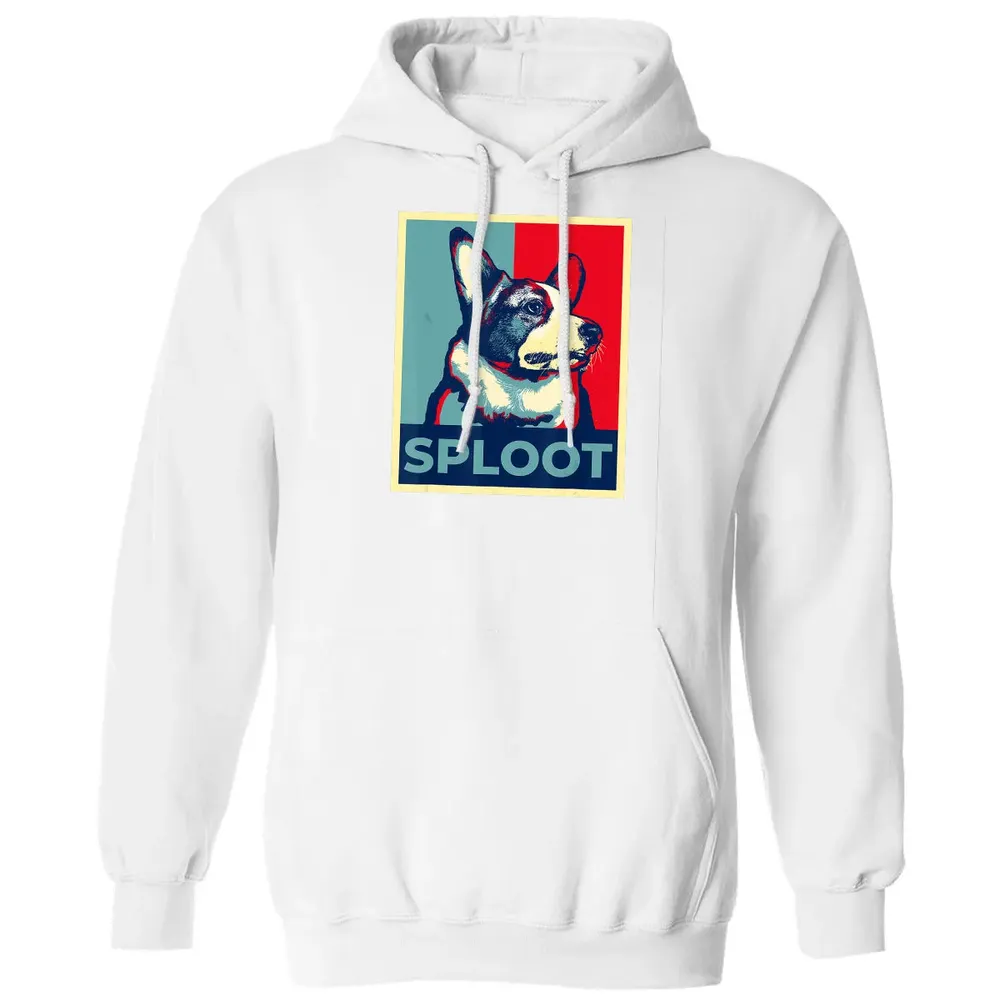 Funny Corgi Meme Election 2020 Obama Hope Campaign Poster Classic Unisex Hoodie - 11