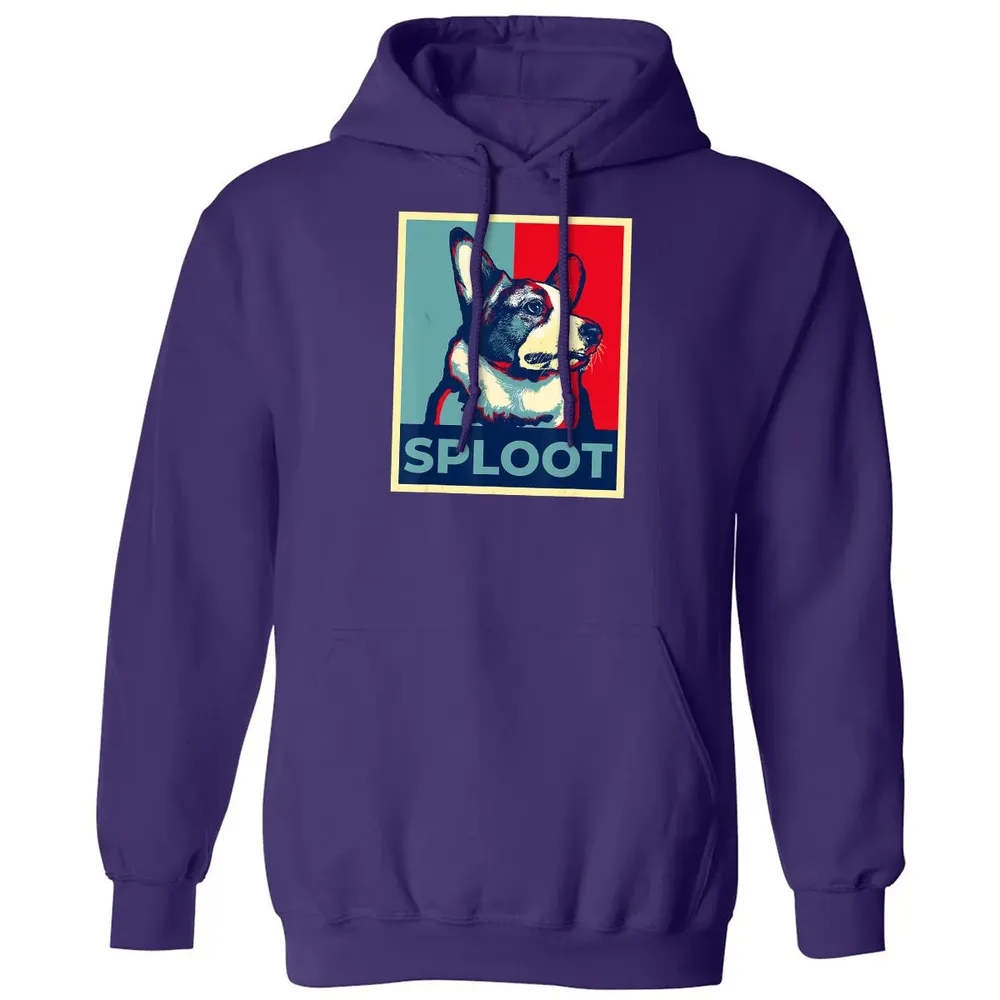 Funny Corgi Meme Election 2020 Obama Hope Campaign Poster Classic Unisex Hoodie - 6