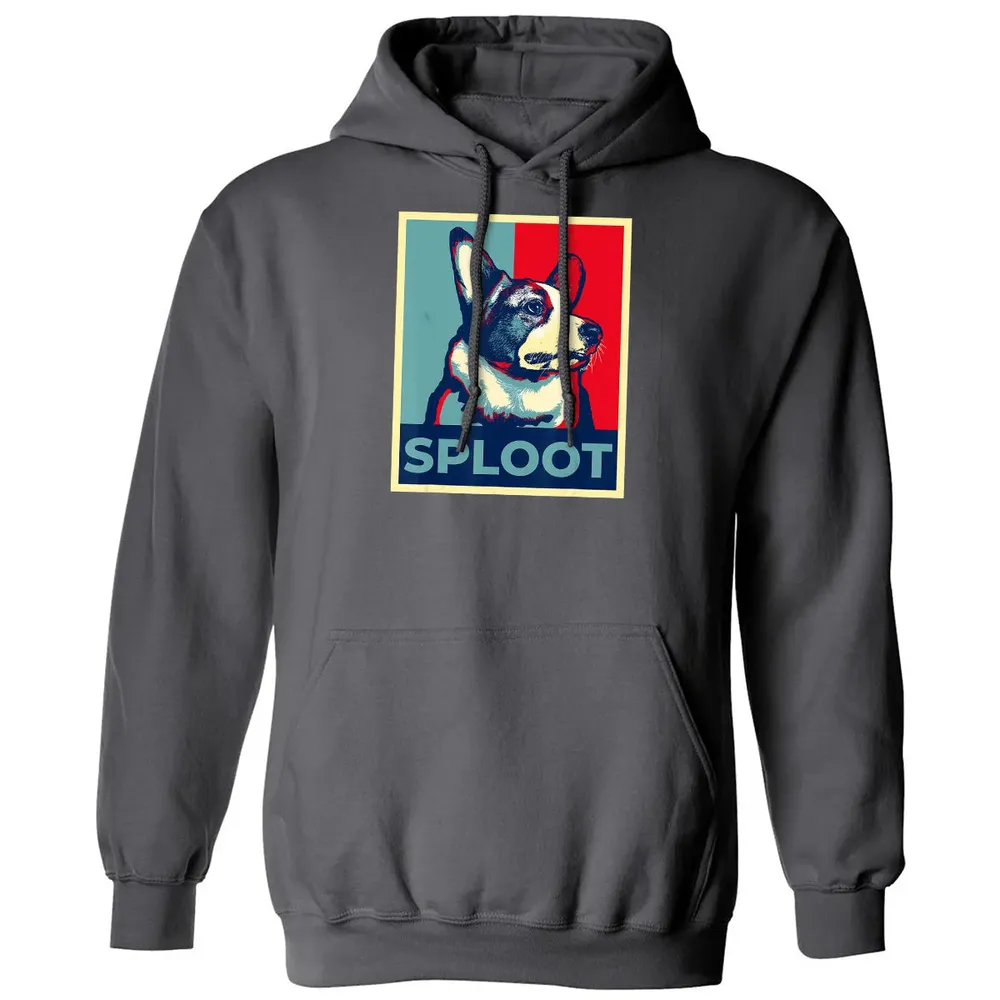 Funny Corgi Meme Election 2020 Obama Hope Campaign Poster Classic Unisex Hoodie - 7