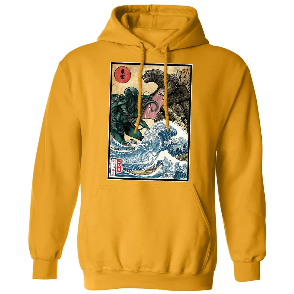King of the Monsters vs Great Old One Classic Unisex Hoodie - 12