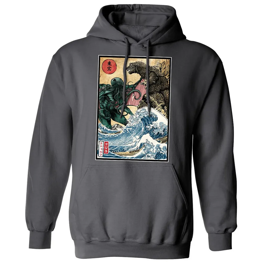 King of the Monsters vs Great Old One Classic Unisex Hoodie - 7
