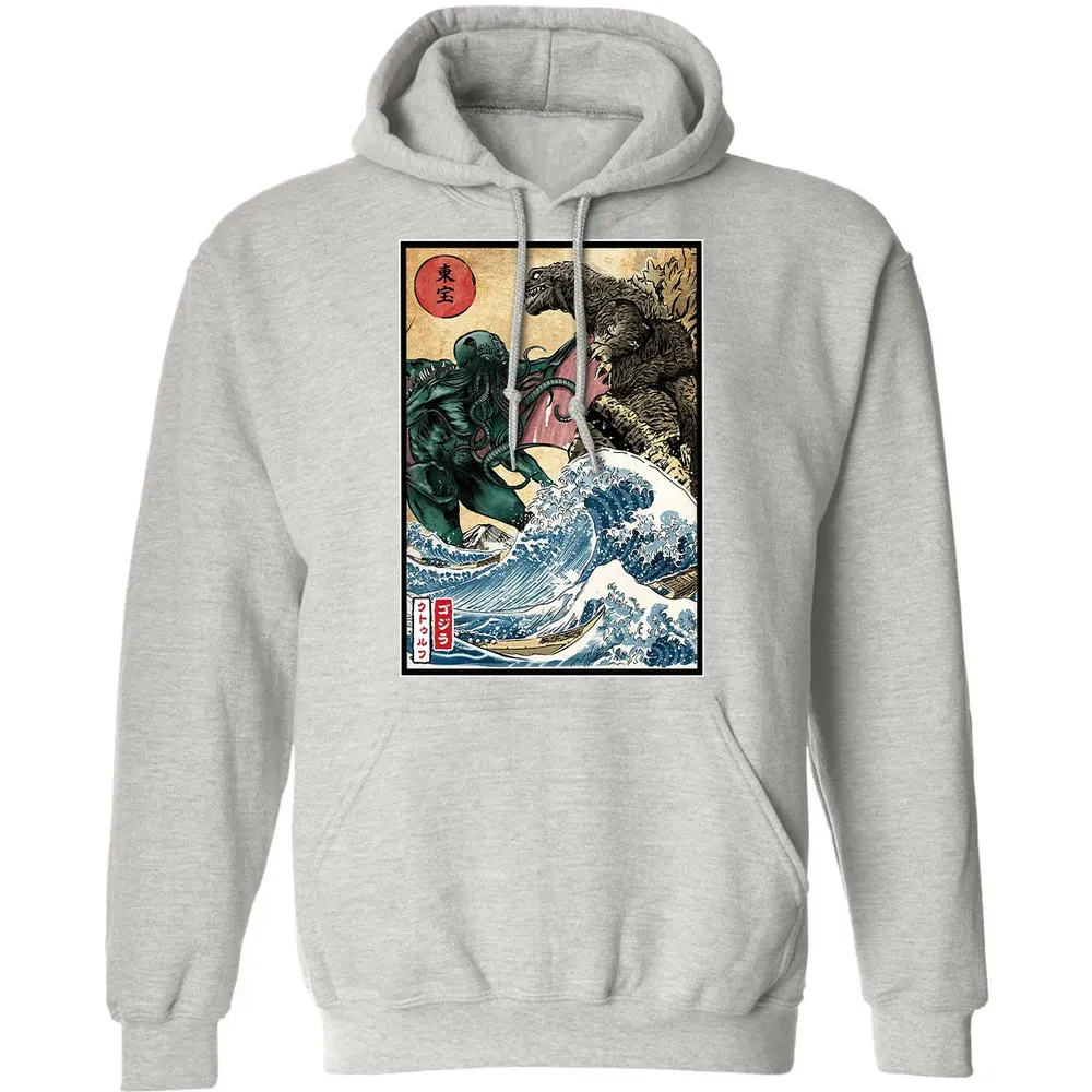 King of the Monsters vs Great Old One Classic Unisex Hoodie - 8
