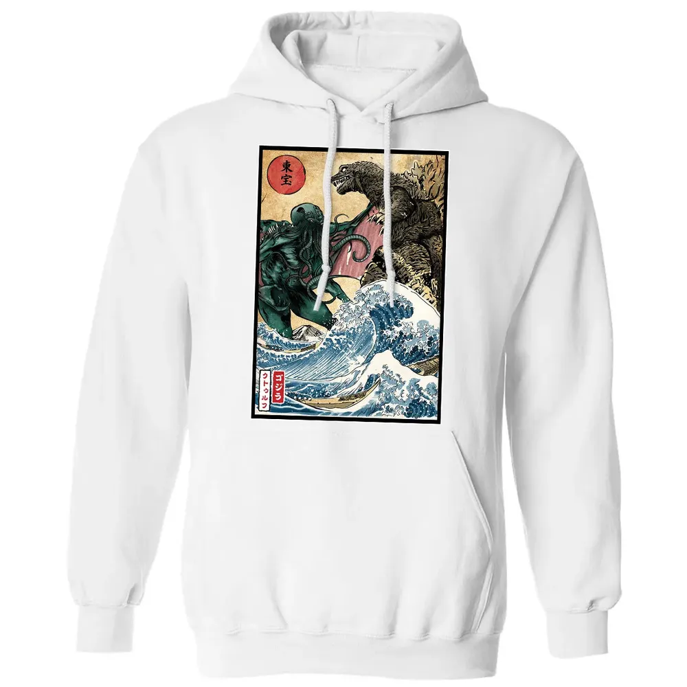 King of the Monsters vs Great Old One Classic Unisex Hoodie - 11