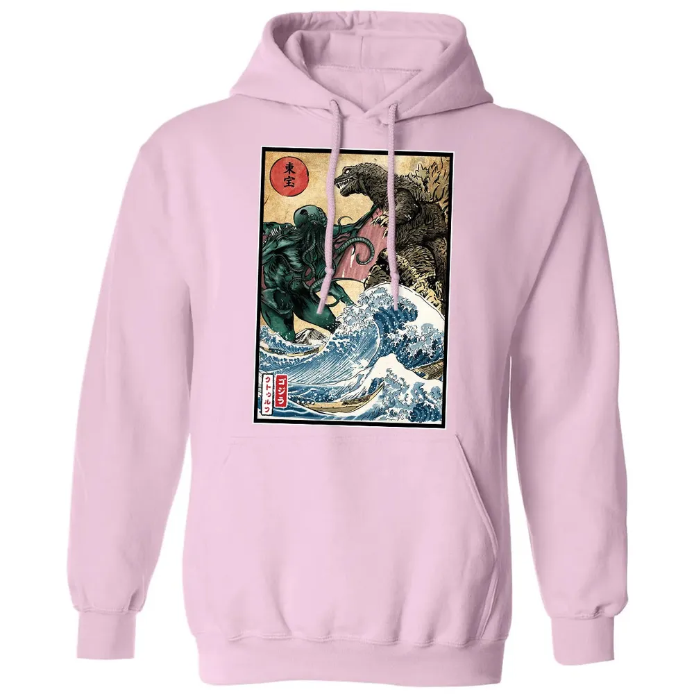 King of the Monsters vs Great Old One Classic Unisex Hoodie - 3